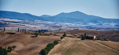 Landscape Italy Trees Nature