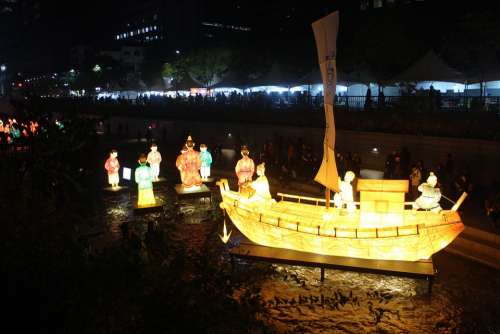 Lantern Festival Republic Of Korea Seoul