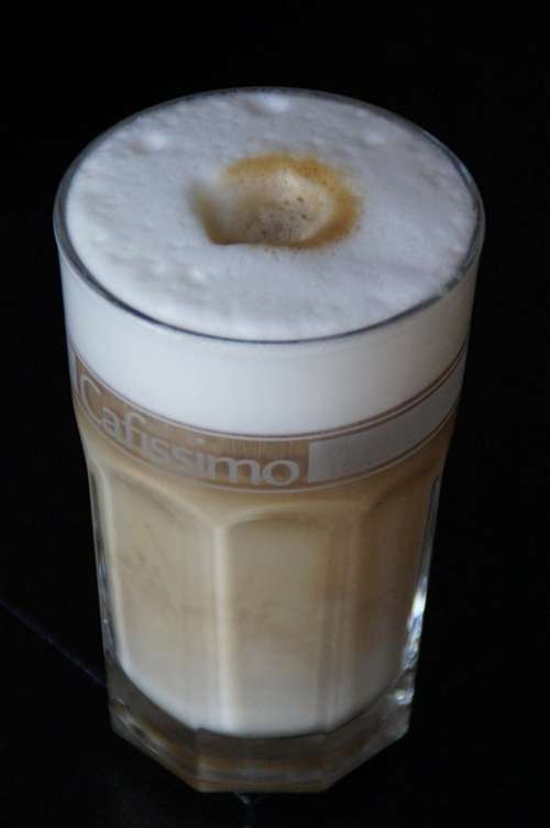 Latte Macchiato Coffee Glass Batten Cafe