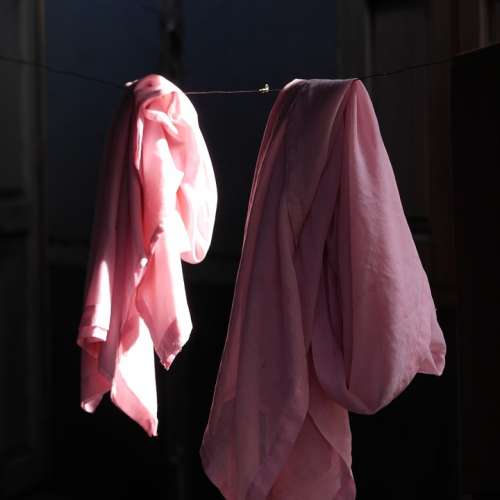 Laundry Nunnery Towels Buddhism Burma Myanmar