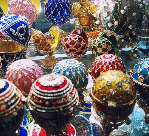 Lay Eggs Decorated Isaac Church Peter Russia