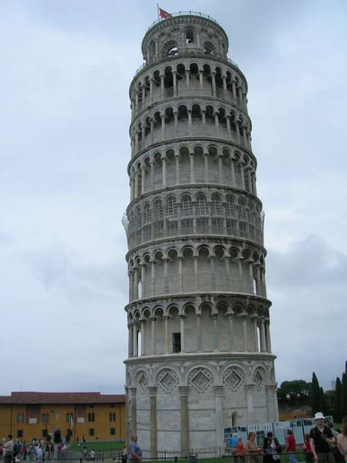 Leaning Tower Pisa Tuscany Tower Italian Tourism