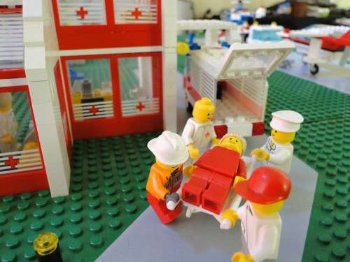 Lego Figures Medic Health Supply Disease Legobau