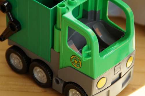 Lego Duplo Garbage Disposal Vehicle Toy Car Child
