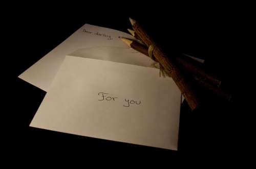 Letter Messages Love Pencils Pencil Words Feeling
