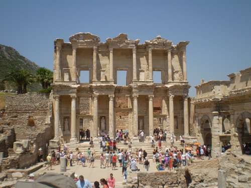 Library Of Celsus Ephesus Ruins