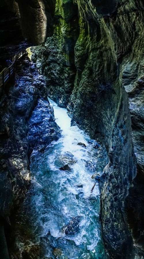 Liechtensteinklamm Gorge Austria Water Rocks