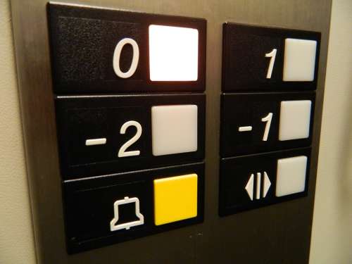 Lift Elevator Buttons Alarm Skyscraper