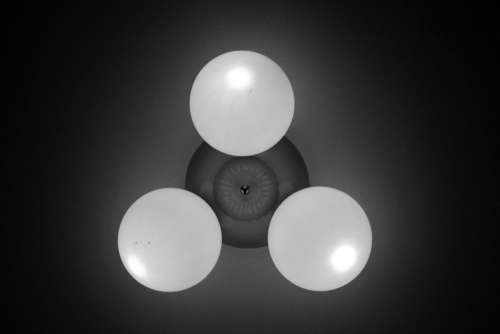 Light Round Lights Light Bulb Circles Symmetry