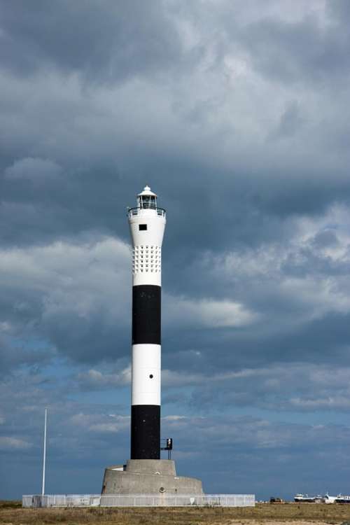 Lighthouse Stormy Sky Skies Building Architecture