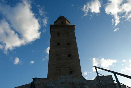 Lighthouse Tower Hercules Galicia