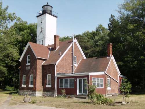 Lighthouse Erie Pa Presque Isle Lake Erie