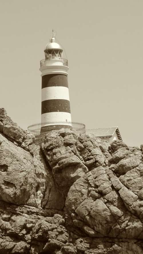 Lighthouse Cliff Rock Mallorca