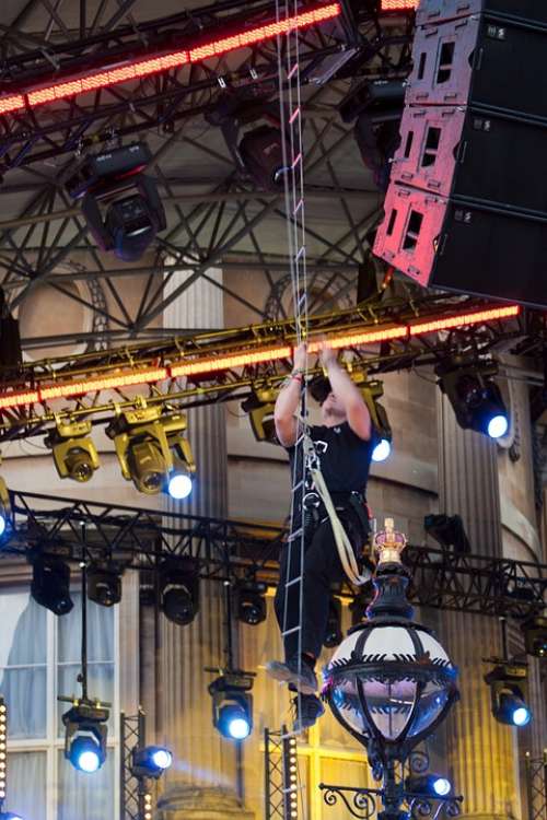 Lighting Rigger Wire Ladder Climbing Stage Lighting