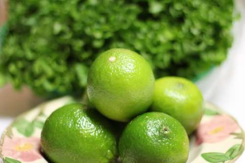 Limes Fruit Green Organic Refreshing Food Citrus