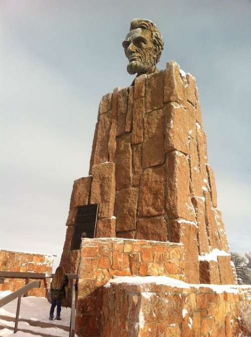 Lincoln Memorial Monument Wyoming