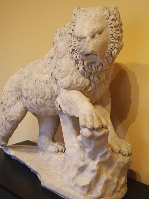 Lion Art Greek Ancient Greece Style Classical