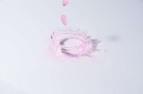 Liquid Drip Pour Color Pink Water Light Mood