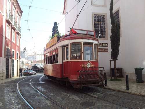 Lisbon Alfama Tram