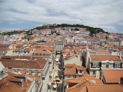 Lisbon Portugal City Viewpoint