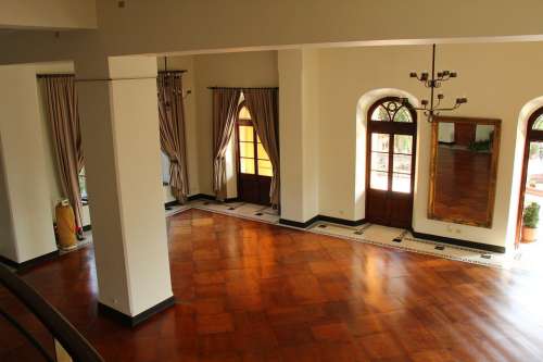 Living Room Wood Floor Tarpaulin Colonial Elegant