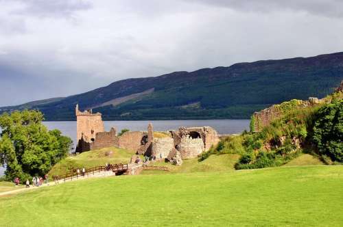Loch Ness Urquhart Castle Scotland Castle Ruin