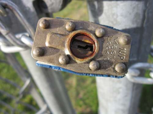 Lock Chain Metal Security Padlock Secure Locked