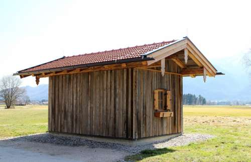 Log Cabin Hut Rest House Rest Hike House