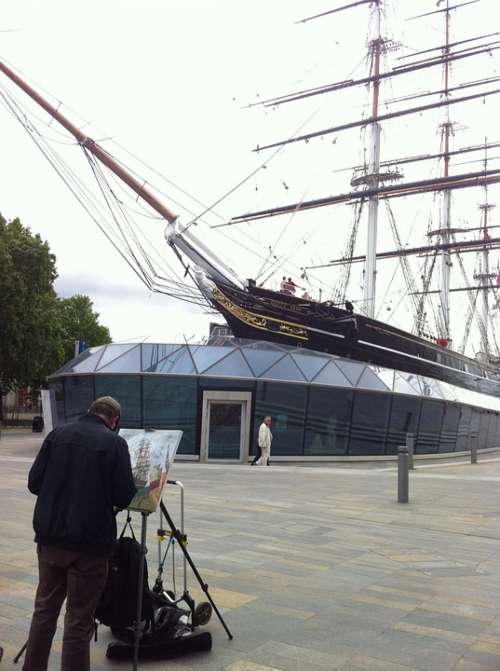 London Ship Painter Image Painting