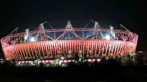 London Olympics Olympic Games Olympic Stadium Pink