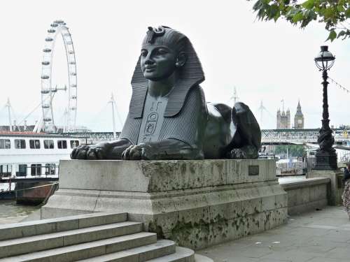 London Thames Sphinx