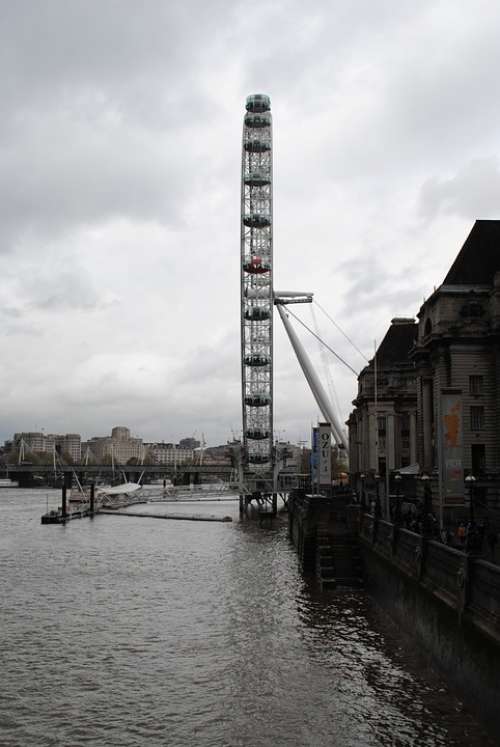 London The London Eye England Ferris Wheel View