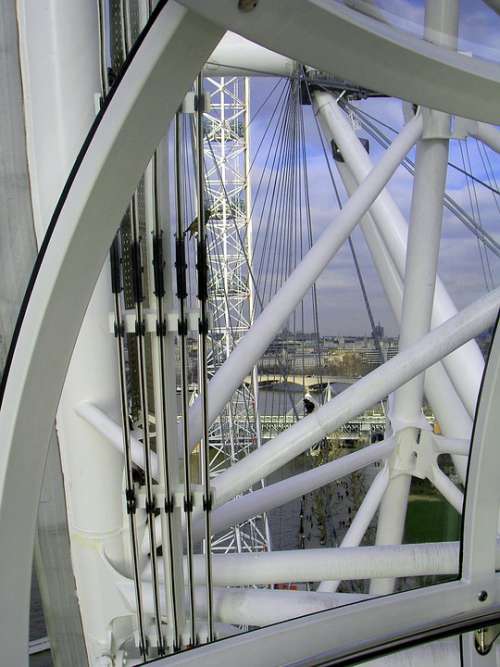 London London Eye Attraction Ferris Wheel
