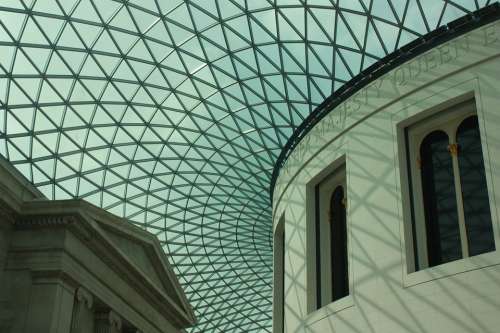 London British Museum Architecture Lines