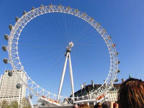 London Eye London Ferris Wheel United Kingdom Uk
