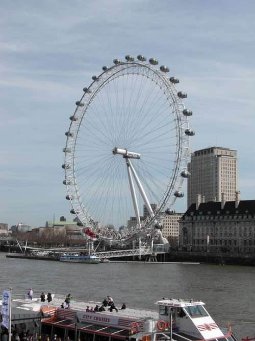 London Eye Ferris Wheel London England