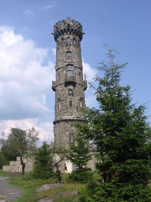 Lookout Tower Castle Knight'S Castle Stone