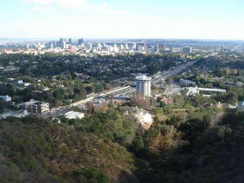 Los Angeles Century City Getty Center Cityscape