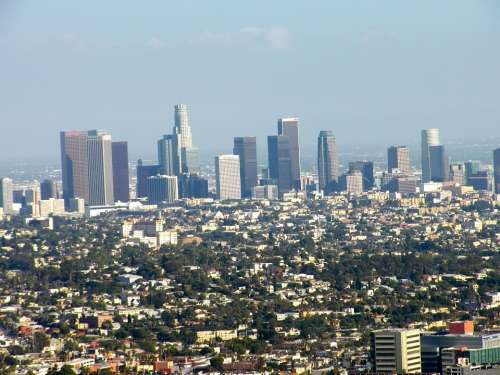Los Angeles City California Skyline Cityscape