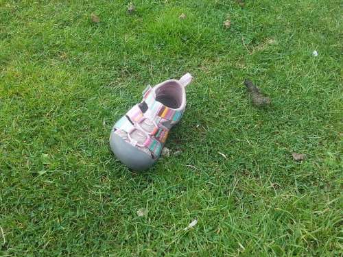 Lost Shoe Pink Shoe Childs Shoe Girls Shoe