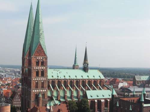 Lübeck Dom Downtown Hanseatic League Hanseatic City