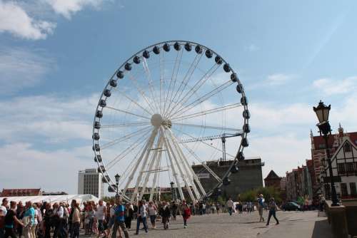 Lunapark Gdańsk Wheel Attraction Holidays