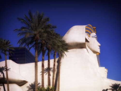 Luxor Hotel Las Vegas Nevada Sphynx Landmark