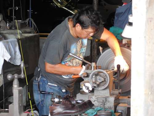 Machinist Skilled Metal Worker Man Job People