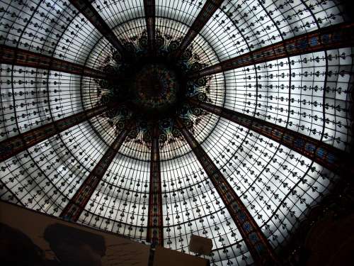Magasin De Lafayette France Glass Dome Window