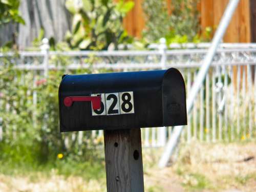 Mailbox Number Postal Postbox Letterbox