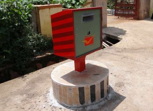 Mailbox India Letter Box Post Box Dharwad Post