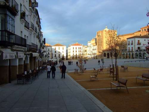 Main Square Cáceres Extremadura Spain