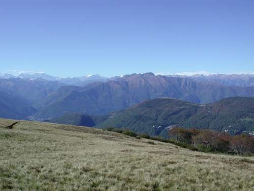Malcantone Switzerland Ticino Alpine Mountains
