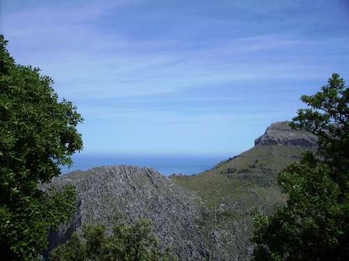 Mallorca Sea Mountains Landscape Island Nature